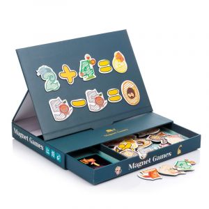 Dam Jeu magn&eacute;tique math&eacute;matique. 40 pi&egrave;ces en carton magn&eacute;tiques avec des chiffres.
