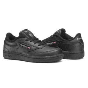 Reebok Baskets basses Club C en cuir Noir - Couleur Noir - Taille 27