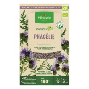 Vilmorin Graines de Phacélie BIO, boite de 375 grs