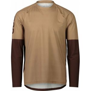 Poc Essential MTB L/S Jersey - Maillot de cyclisme taille M, beige/brun