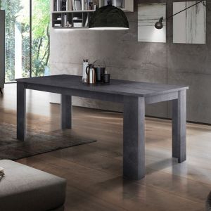 Image de Ahd Amazing Home Design - Table &agrave; manger extensible 4-8 personnes Ardoise Salon Jesi Mile