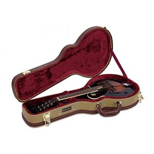 Crossrock Étui rigide en vinyle tweed pour mandoline de style F (CRW620MFTW)