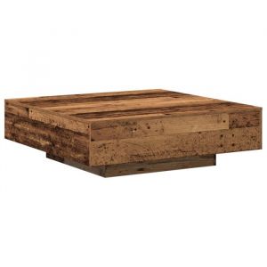 VidaXL Table basse Bois ancien 100 x 100 x 31 cm Bois d'ingénierie