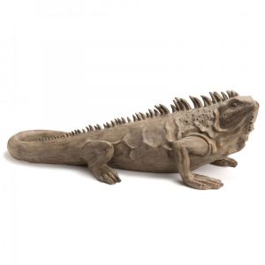 Image de Amadeus Statue : Iguane Colorado 95 cm - Beige - R&eacute;sine