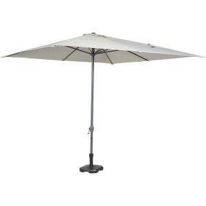 Parasol Droit avec Manivelle 3m Beige Murano HYBA
