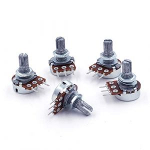 5x Potentiomètre mono linéaire Axial 220K? B220K pour PCB