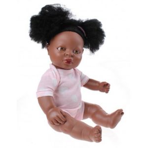 Poupée bébé Nouveau-né africain 38 cm fille