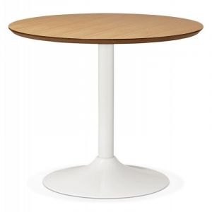 Image de Table de Repas Design "Mescla" 90cm Naturel Prix