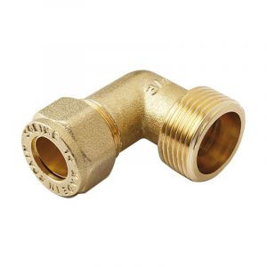 Arcanaute Coude bicone 3/8" (12/17) Mâle - Cuivre Ø12