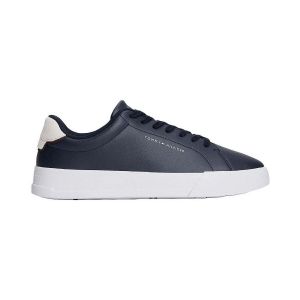 Tommy Hilfiger Sneaker Leather Court Navy Bleu Bleu fonc&eacute; taille 42