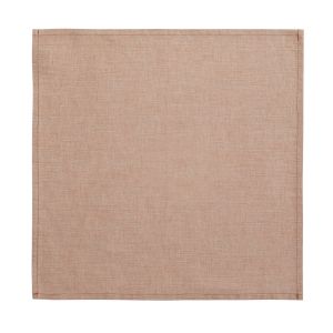 Alexandre Turpault Serviette unie en lin, Chambray Rouge - Couleur Rouge - Taille TS