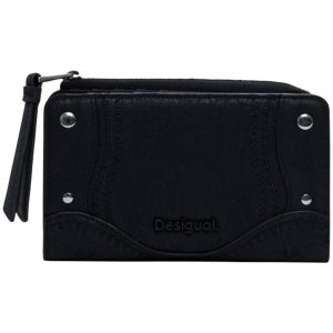 Desigual Porte-monnaie Mone Embro Patch Emma Medium Wallet Black noir