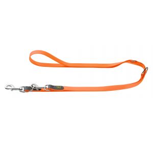Hunter Confort Laisse réglable, 20/200 cm, Orange Fluo