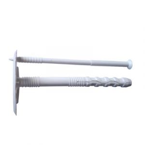 Diall 25 chevilles de fixation pour isolant 10x140mm