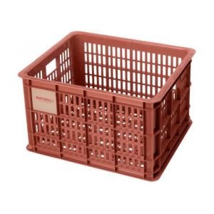 Basil Panier - caisse plastique recycle avant-arriere Terre 29L - marron - 29 L