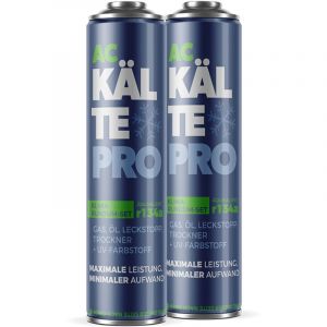 FROSTMEISTER Kit Climatisation R134A - 2x 500 ml - Solution Complte - Efficace et S&eacute;curis&eacute;
