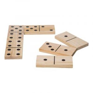 Image de Dominos G&eacute;ant en Bois "Kiddy" 31cm Naturel Prix