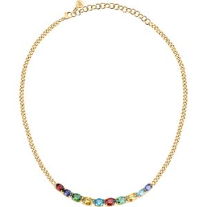 Morellato Collier pour femme en Acier serti de zircon - 0.016 g - taille : 387CM - SAVY01
