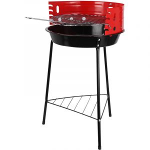 BBQ Barbecue sur pieds en acier avec cuve de cuisson