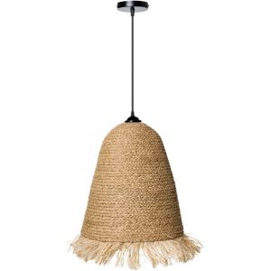 Beliani Lampe Suspension Arys Fibre De Jacinthe D'eau Naturel