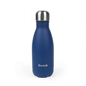 Qwetch Bouteille isotherme granite bleu 260ml