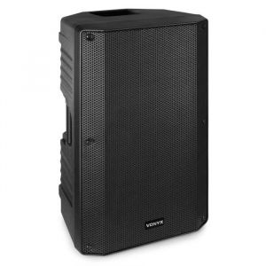 Vonyx VSA12BT Enceinte active bi-amplifiée 12- – Puissance 800 Watts, Caisse solide en ABS, Montage sur pied ou au sol