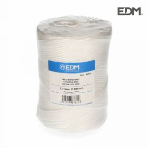 Bobine de fil EDM Raphia polypropylène Blanc