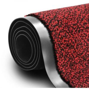 Karat - Tapis de Porte Paillasson d'entrée sky Performa, Rouge 90 x 150 cm