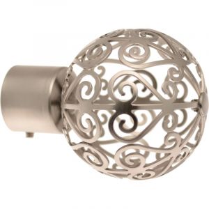 Ateliers 28 Embout Perse - Chrom&eacute; - Vendu par 1