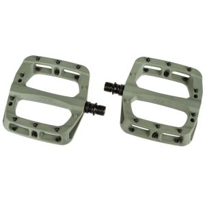 HT Components Nano PA03A Flat Pedals, olive green Pédales BMX, dirt & freeride