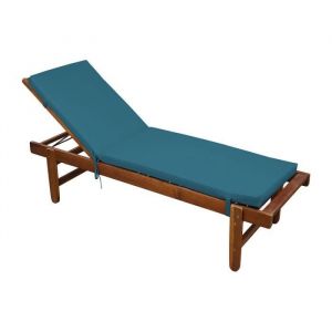 Home maison Matelas Bain de soleil outdoor imperméable Bleu Paon 60x190 cm - Bleu Paon
