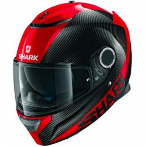 Shark Casque intégral SPARTAN CARBON SKIN carbone/rouge - XS