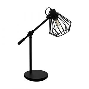 Eglo Lampe de table TABILLANO Noir, 1 lumière - Moderne - Intérieur - TABILLANO - Délai de livraison moyen: 10 à 14 jours ouvrés. Port gratuit France métropolitaine et Belgique dès 100 €.