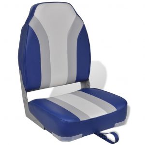 VidaXL Chaise Pliable de Bateau Haut Dossier Siège Bateau Siège de Pilotage