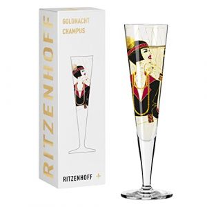 Ritzenhoff & Breker VERRE À CHAMPAGNE GOLD NIGHT CHARLESTON SAMY HALIM 2022
