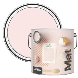 Rust-oleum Peinture Mate Murs et Plafonds Rose - Vanille Fraise 2,5L