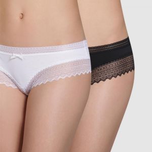 Image de DIM Lot de 2 shortys - Coton Dentelle