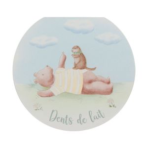 Amadeus Boite à dents de lait multicolore en bois