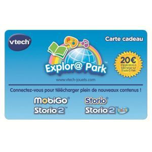 Image de Vtech Carte Cadeau Explora Park pour Storio et Mobigo