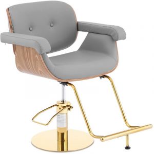 Physa - Fauteuil de coiffeur Repose-pieds Réglage Chaise de barbier 200 kg Filey Beige