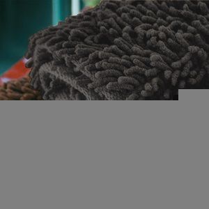 Linnea Tapis de bain 50x80 cm CHENILLE Anthracite 1800 g/m2