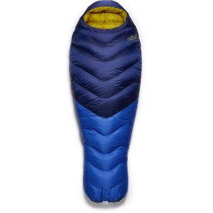 Rab Neutrino 600 Sac de couchage Regular Femme, bleu Left Zipper Sacs de couchage momie