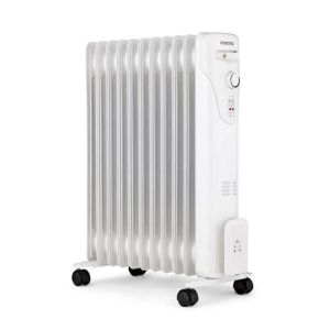 Image de Radiateur électrique bain d'huile 2500w oceanic - 3 puissances - 11 éléments - blanc - mobile