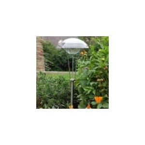 Galix Borne solaire en inox avec diffuseur en verre