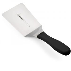 Arcos Spatule de Cuisine Professionnelle - Acier Inoxydable Nitrum 155x90 mm - Manche Polypropyl&egrave;ne Noir - S&eacute;rie 2900 - Durabilit&eacute; et Pr&eacute;cision de Coupe