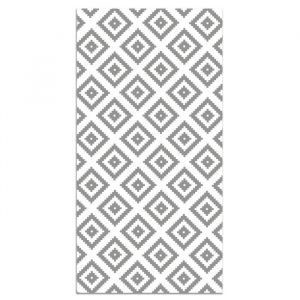Tapis vinyle carr&eacute;s gris 300x200cm