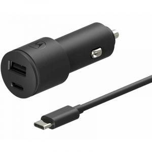 Motorola Chargeur Voiture SJV102-EU USB/USB-C 45W Noir