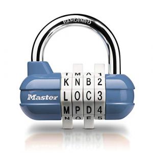 Master Lock 1534EURD Cadenas à Combinaison, Couleur Aléatoire, 5,9 x 6,4 x 2,6 cm