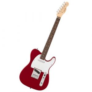 Fender Squier Debut Series Telecaster Guitare Electrique, Guitare pour D&eacute;butants, avec 2 ans de Garantie, Couleur Rouge Dakota