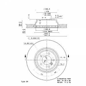 Brembo 1 Disque de frein 09.A599.11